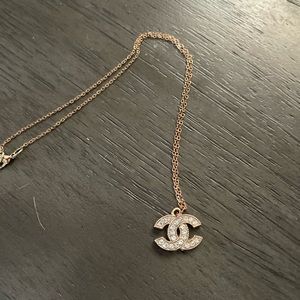 Chanel button necklace